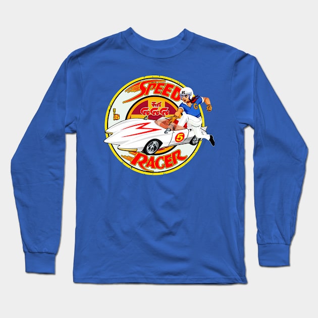 go speed racer go... go.. go.. Long Sleeve T-Shirt by RAINYDROP